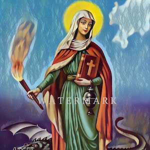 St. Martha of Bethany Custom Digital Oil Painting DIGITAL DOWNLOAD