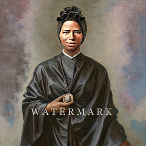 St. Josephine Bakhita Custom Digital Oil Painting DIGITAL DOWNLOAD