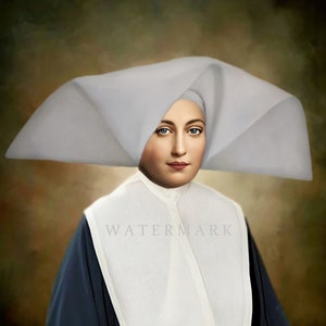 St. Catherine Laboure Custom Digital Oil Painting DIGITAL DOWNLOAD