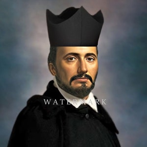 St. Ignatius of Loyola Custom Digital Oil Painting DIGITAL DOWNLOAD