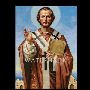 St. John Chrysostom Custom Digital Oil Painting DIGITAL DOWNLOAD
