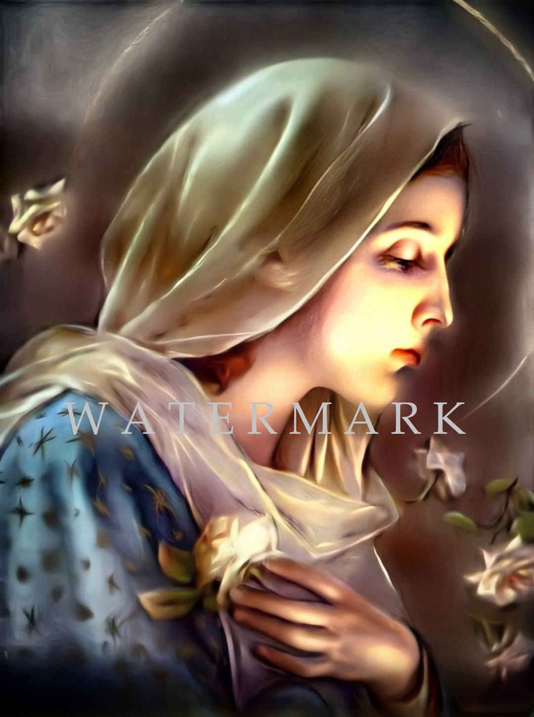 Customized and Restored DIGITAL DOWNLOAD Digital Oil Painting of the ...