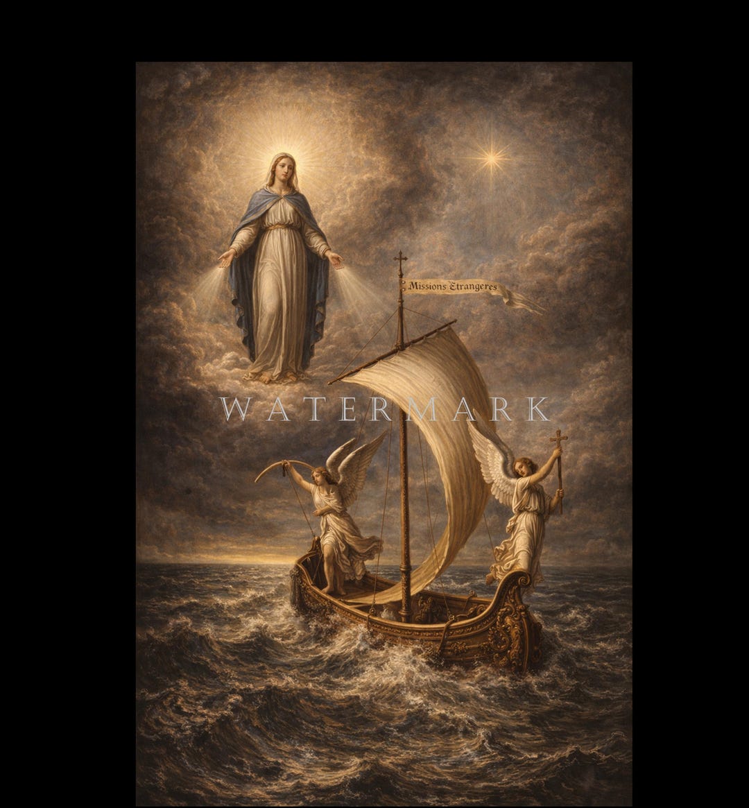 Our Lady Star of the Sea Custom Digital Oil Painting DIGITAL DOWNLOAD ...