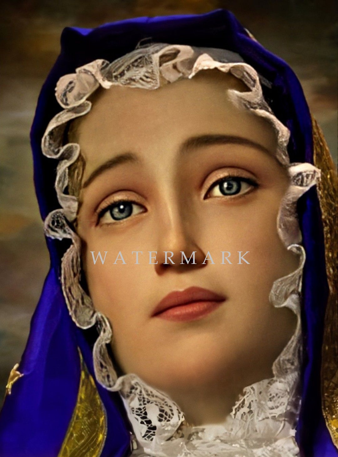 The Most Blessed Virgin Mary Custom Digital Oil Painting DIGITAL ...