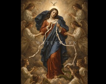 Our Lady of Mount Carmel Custom Digital Oil Painting DIGITAL DOWNLOAD ...