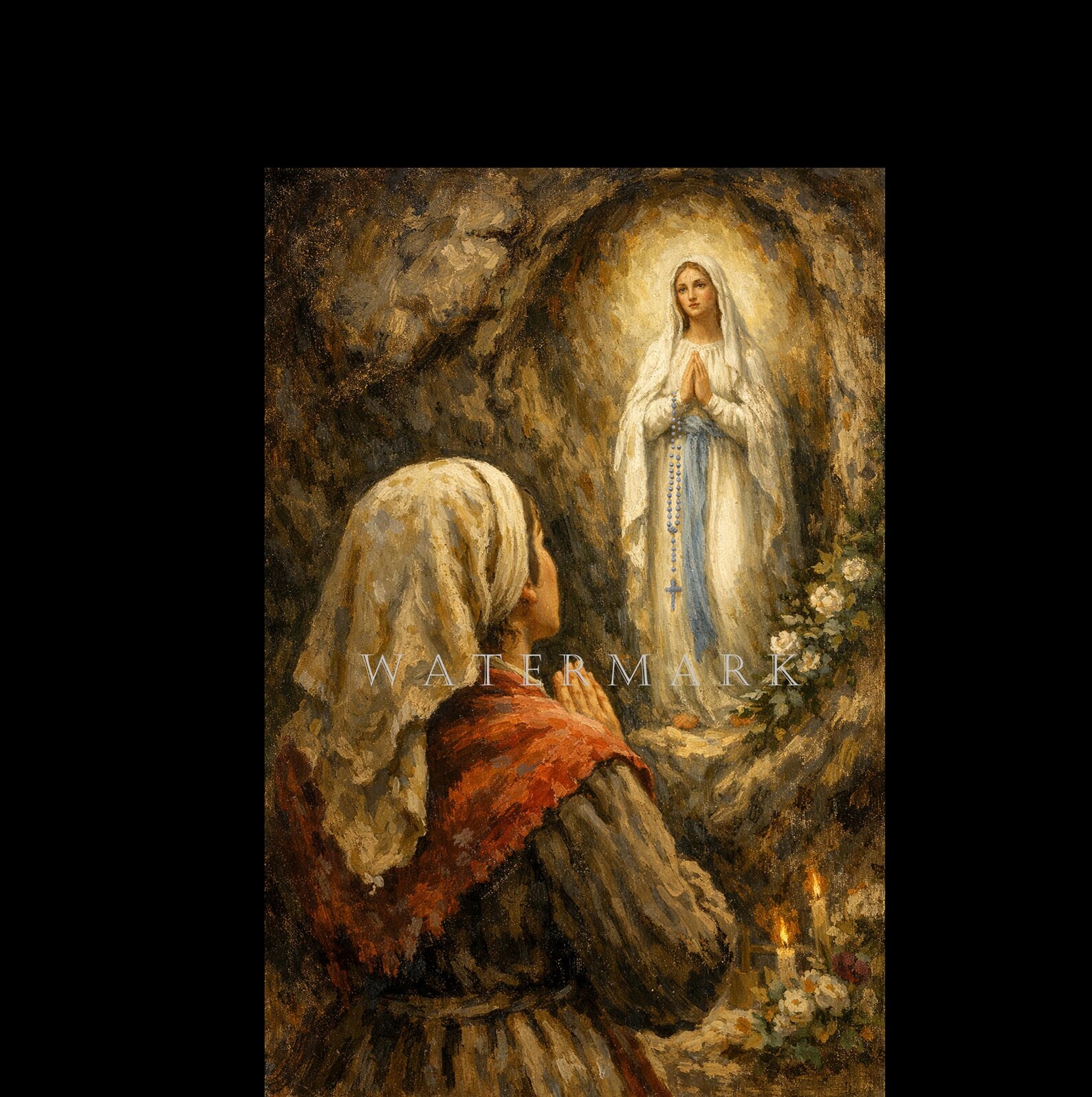 Our Lady of Lourdes - Blessed Virgin Mary - St. Bernadette Soubirous ...