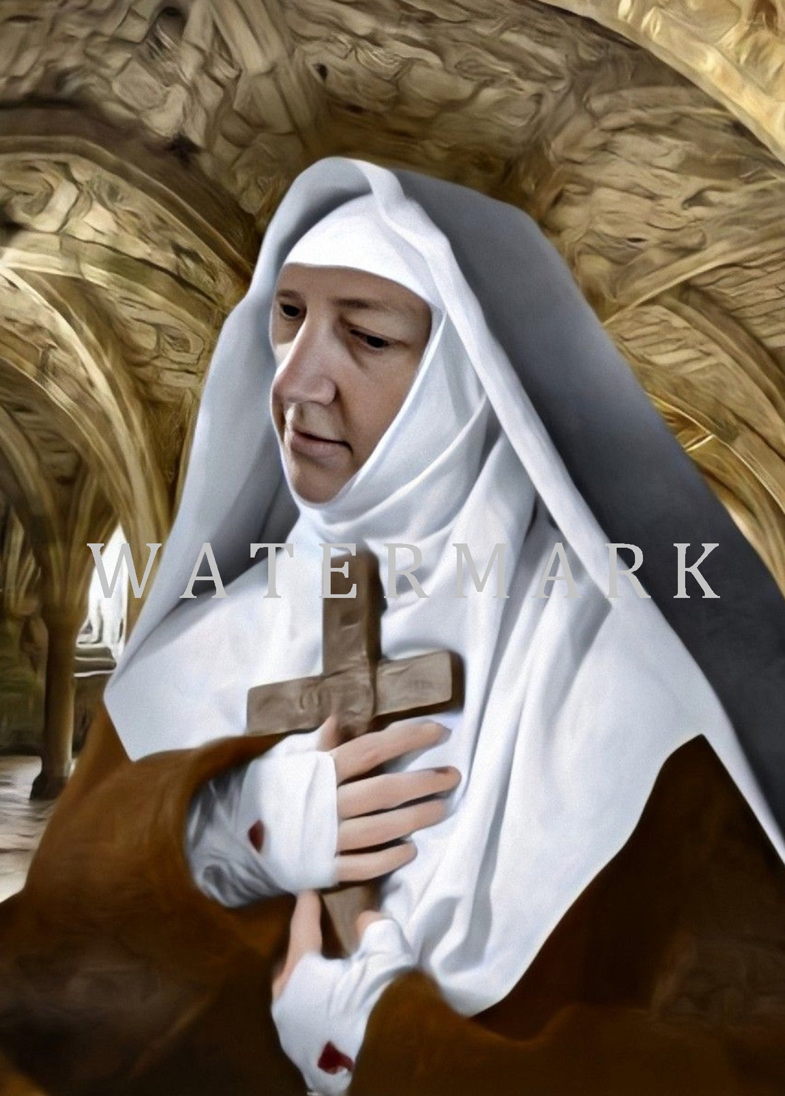 St. Veronica Giuliani Custom DIGITAL DOWNLOAD Digital Oil Etsy