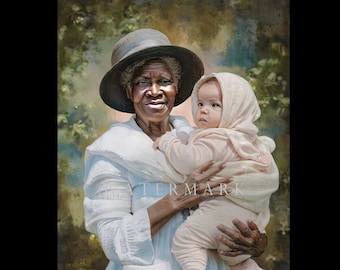 Servant of God Julia Greeley Custom Digital Oil Painting DIGITAL DOWNLOAD