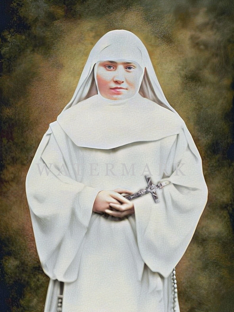 St. Marie Amandine Custom Digital Oil Painting DIGITAL DOWNLOAD image 1