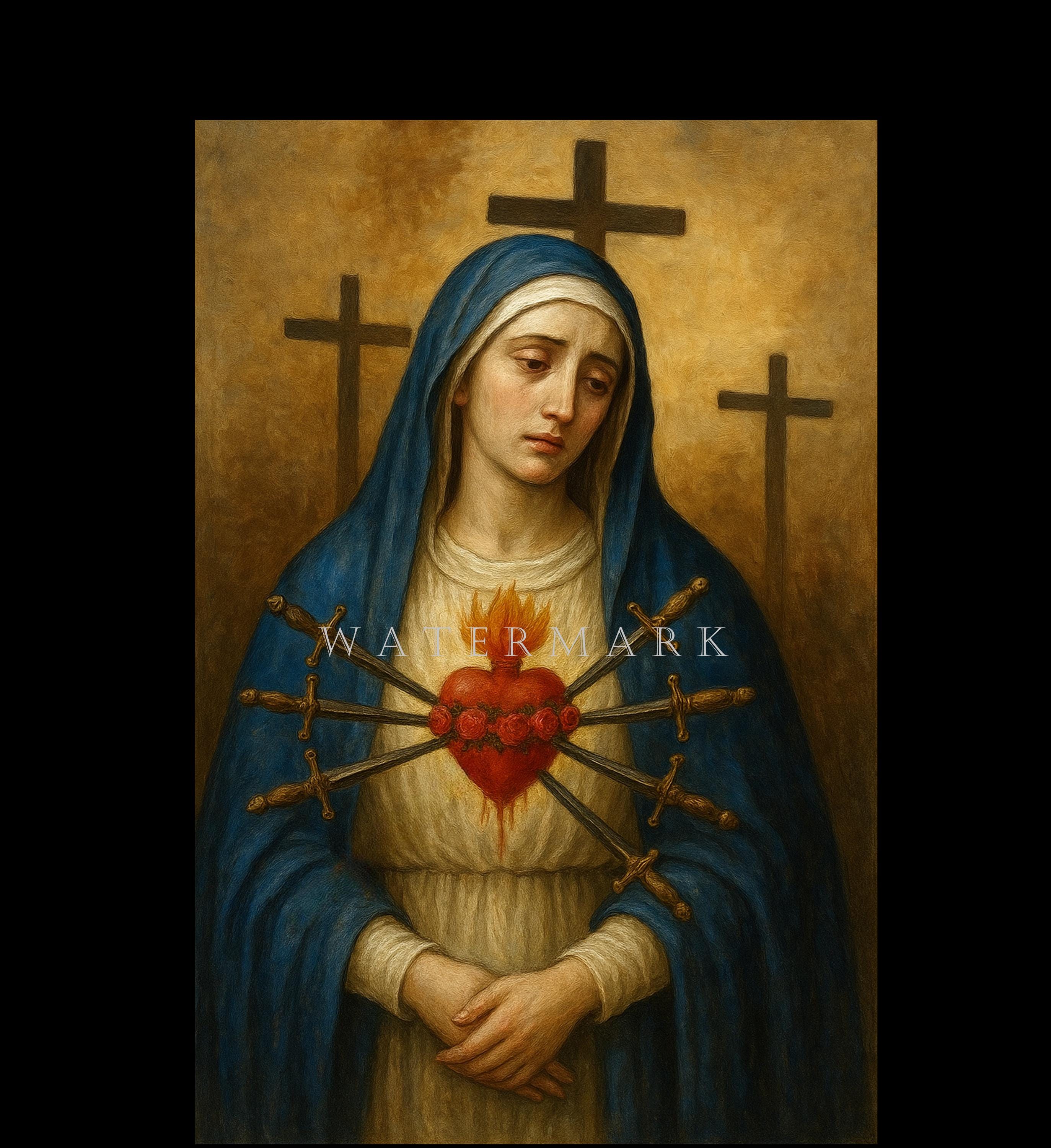 Our Lady of Seven Sorrows - the Most Blessed Virgin Mary - Custom ...