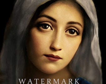 Our Lady of Sorrows - the Most Blessed Virgin Mary - Custom Digital Oil ...