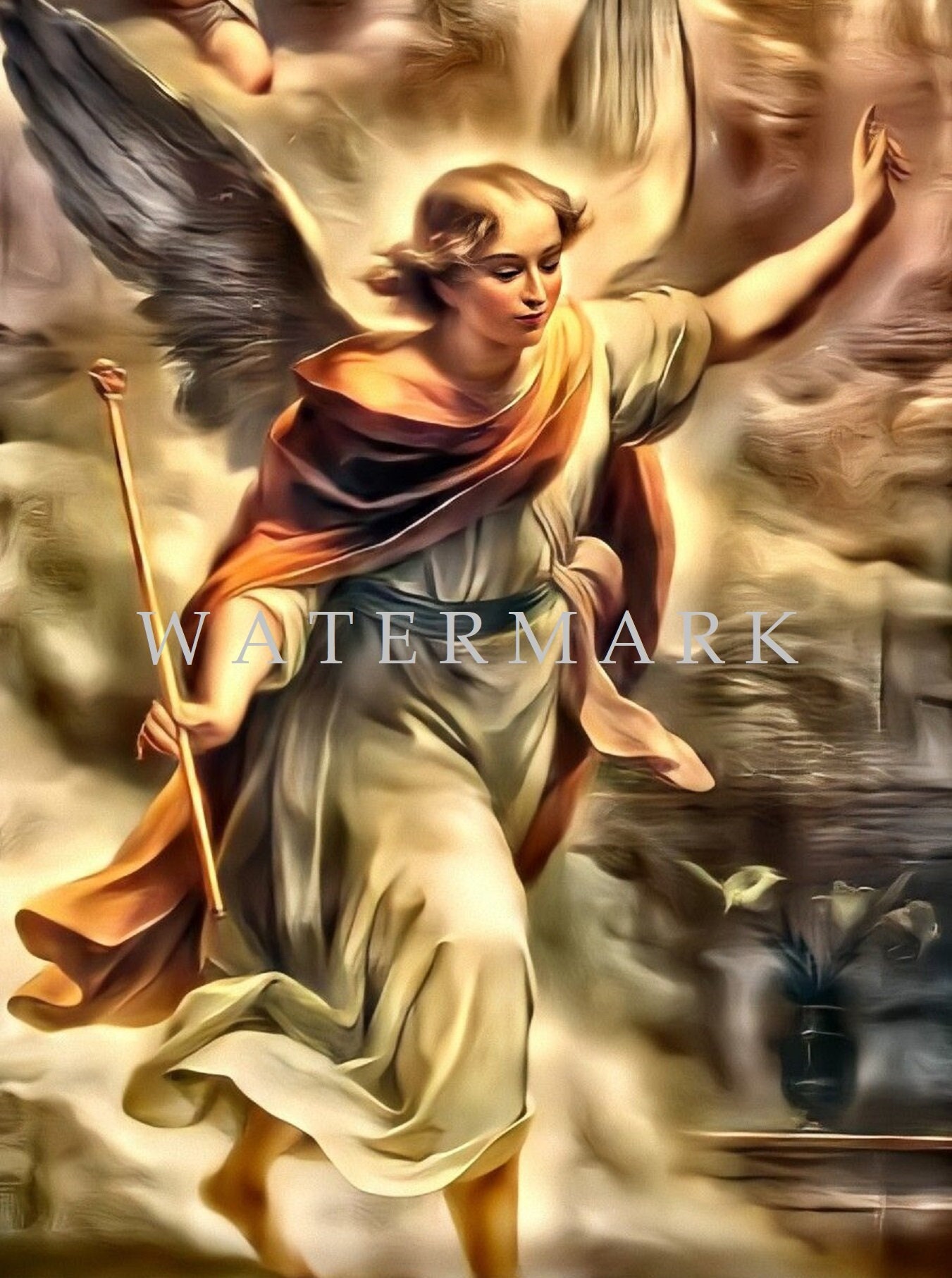 157495 Archangel Gabriel Wall Print Poster