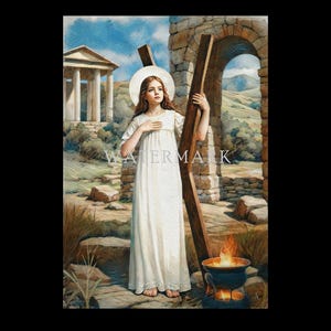 St. Eulalia Custom Digital Oil Painting DIGITAL DOWNLOAD