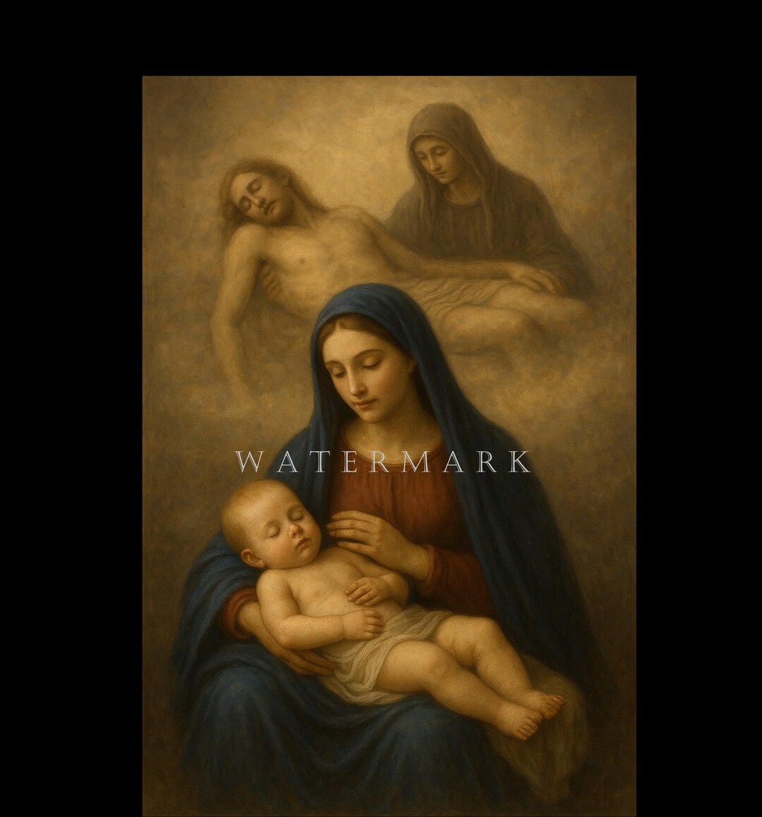 The Most Blessed Virgin Mary and Jesus - Cradle to Cross - Custom ...