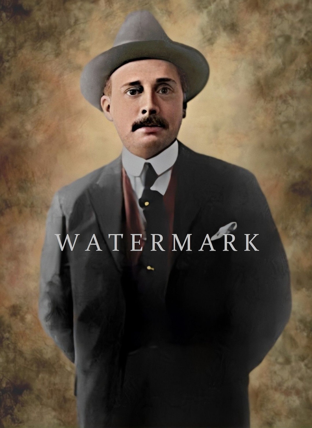 Blessed José Gregorio Hernández Custom Colorized Digital Photo Painting