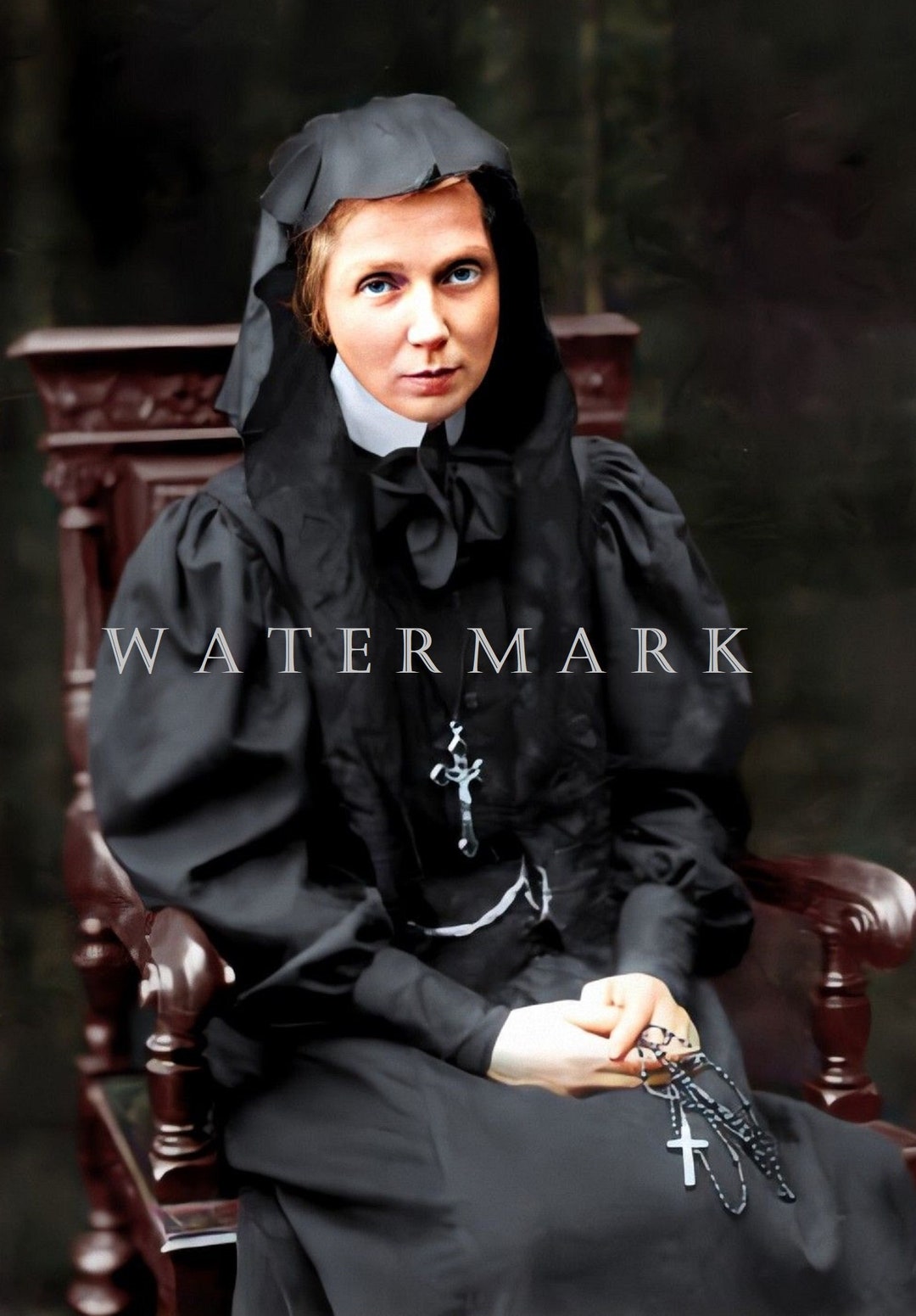 St. Ursula Ledóchowska DIGITAL DOWNLOAD Custom Colorized Photo Etsy