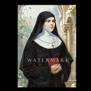 St. Maria Soledad Torres y Acosta Custom Digital Oil Painting DIGITAL DOWNLOAD