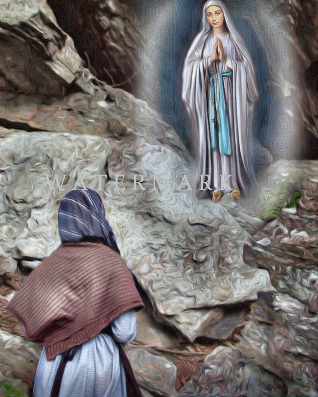 Our Lady of Lourdes - Blessed Virgin Mary - St. Bernadette Soubirous ...