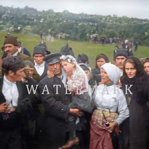 St. Jacinta Marto of Fatima  DIGITAL DOWNLOAD Custom Colorized Digital Photo Painting - Jacinta After Being Shown Hell by Our Lady
