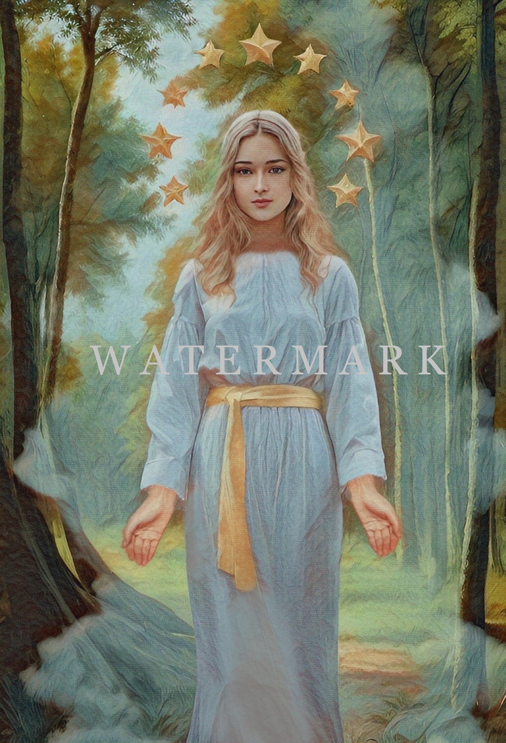 Our Lady of Champion - Our Lady of Good Help - The Most Blessed Virgin Mary - Custom Digital Oil Painting DIGITAL DOWNLOAD
