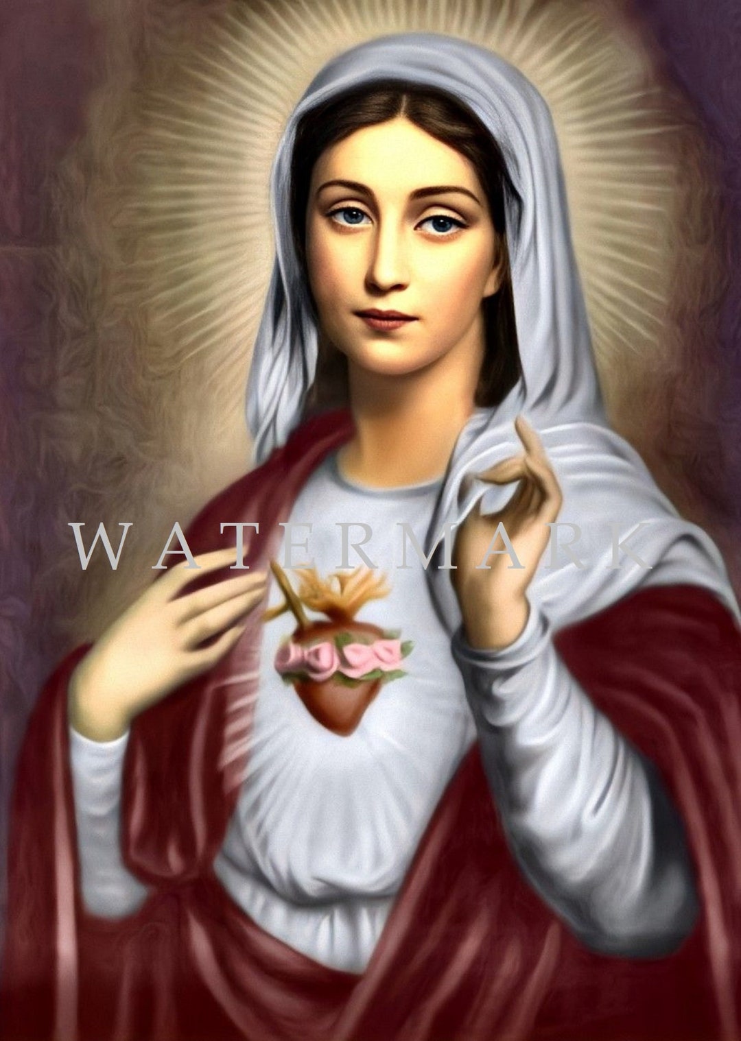 Customized and Restored DIGITAL DOWNLOAD Digital Oil Painting of the ...