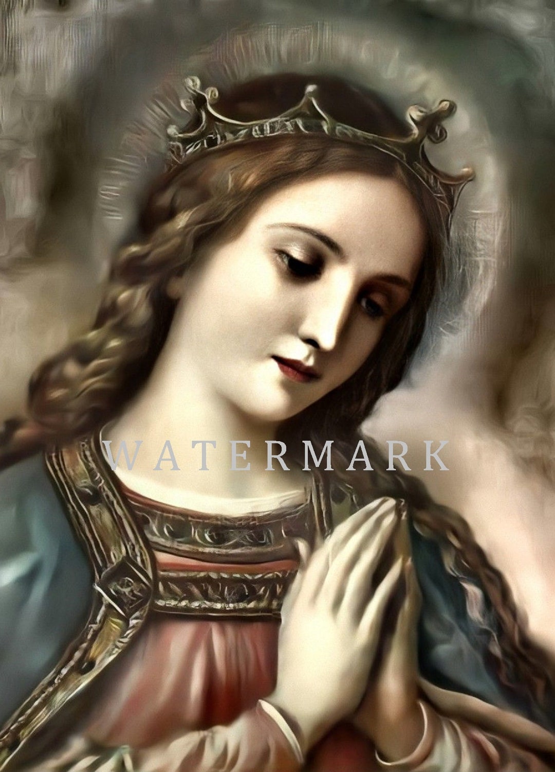 Restored and Customized DIGITAL DOWNLOAD Digital Oil Painting of the ...