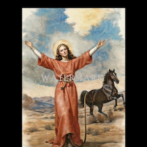 St. Cynthia Custom Digital Oil Painting DIGITAL DOWNLOAD
