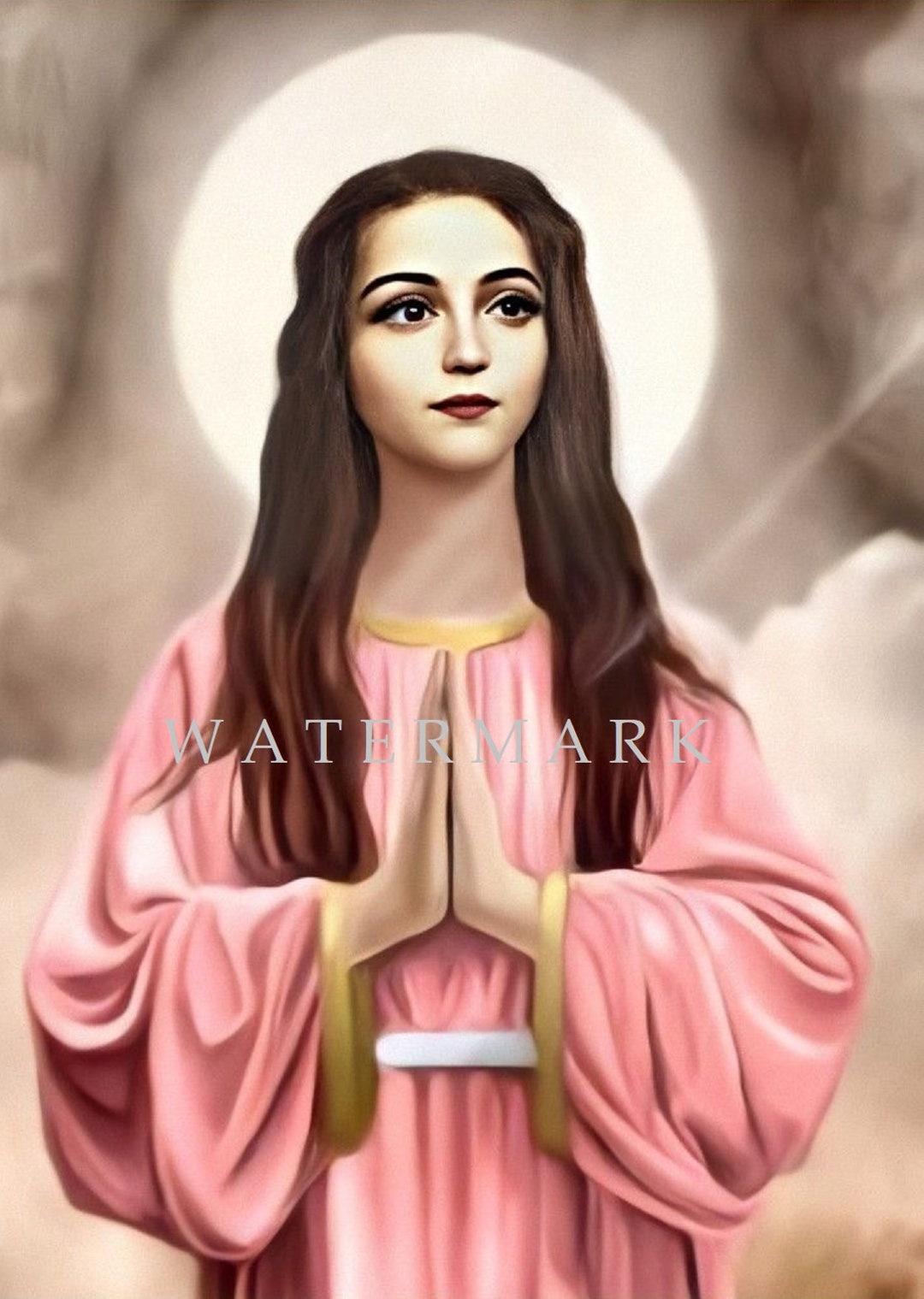 St. Philomena Custom DIGITAL DOWNLOAD Digital Oil Painting Etsy