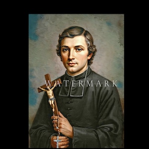 St. Louis Marie Grignon de Montfort Custom Digital Oil Painting DIGITAL DOWNLOAD