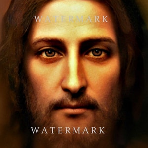 Restored and Customized DIGITAL DOWNLOAD Digital Oil Painting of Jesus in the Shroud of Turin - Holy Face of Jesus - Brought to Life