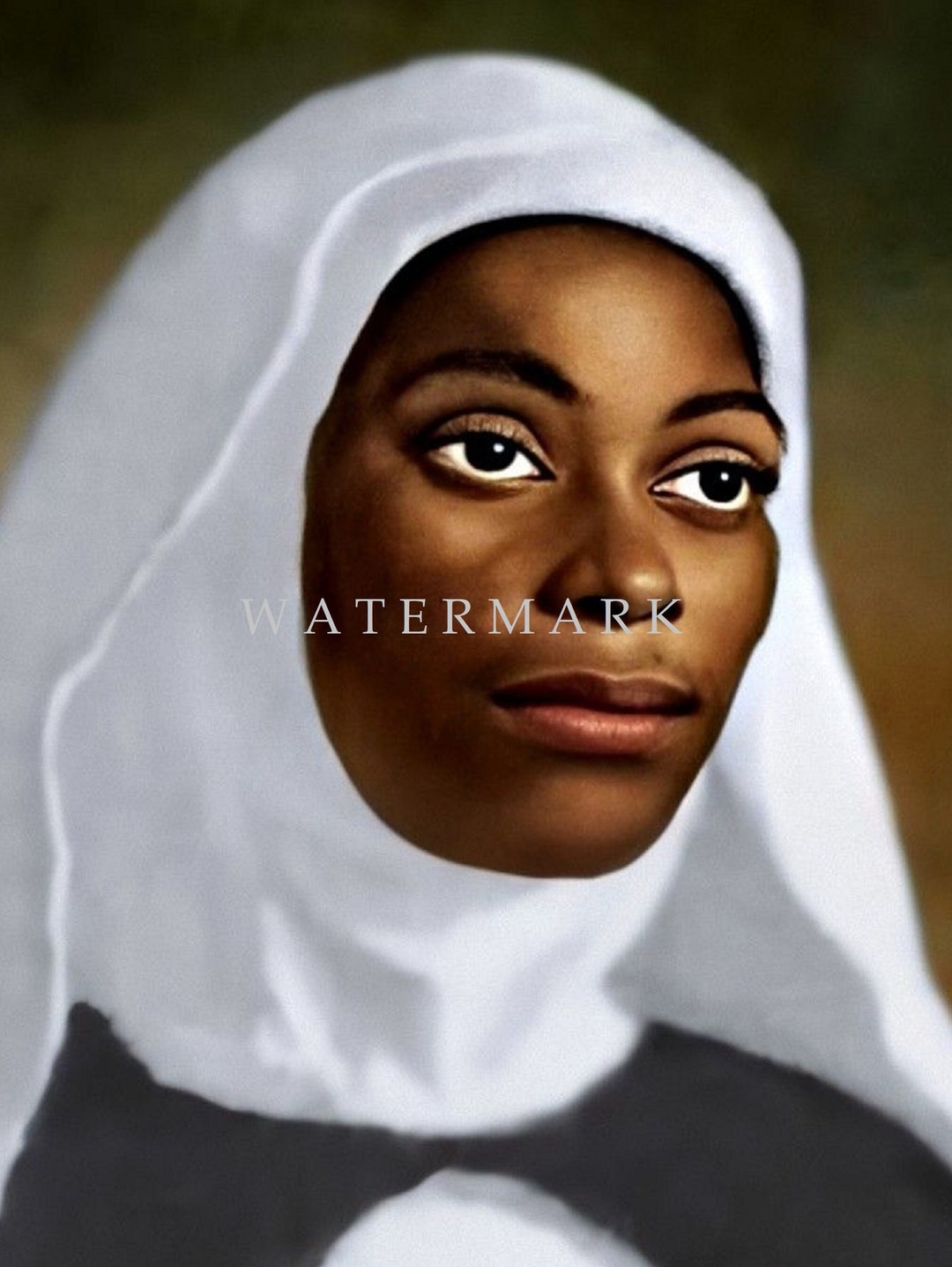 Venerable Teresa Chikaba Digital Download Custom DIGITAL OIL PAINTING