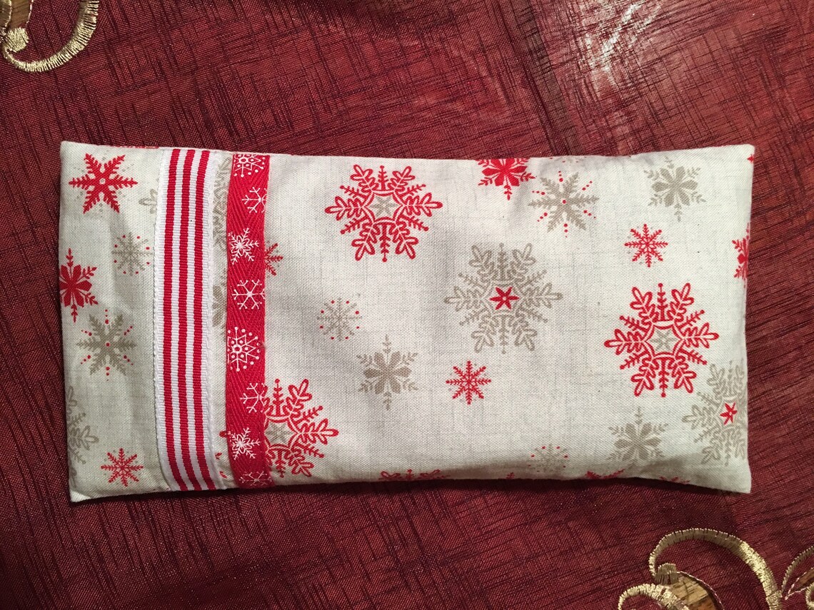 Eye Mask Yoga Meditation Christmas Snowflakes Etsy