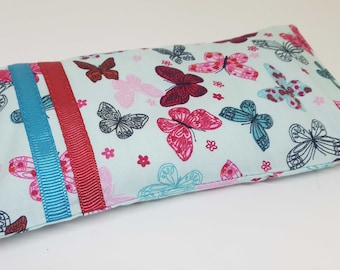 Blue Butterfly Pattern Scented Lavender Eye Pillow