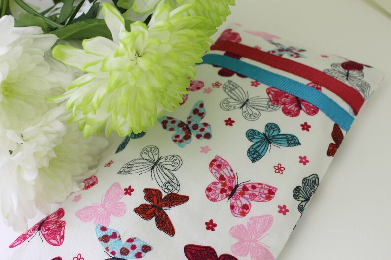 Lavender Eye Pillow Scented Butterfly Pattern Etsy