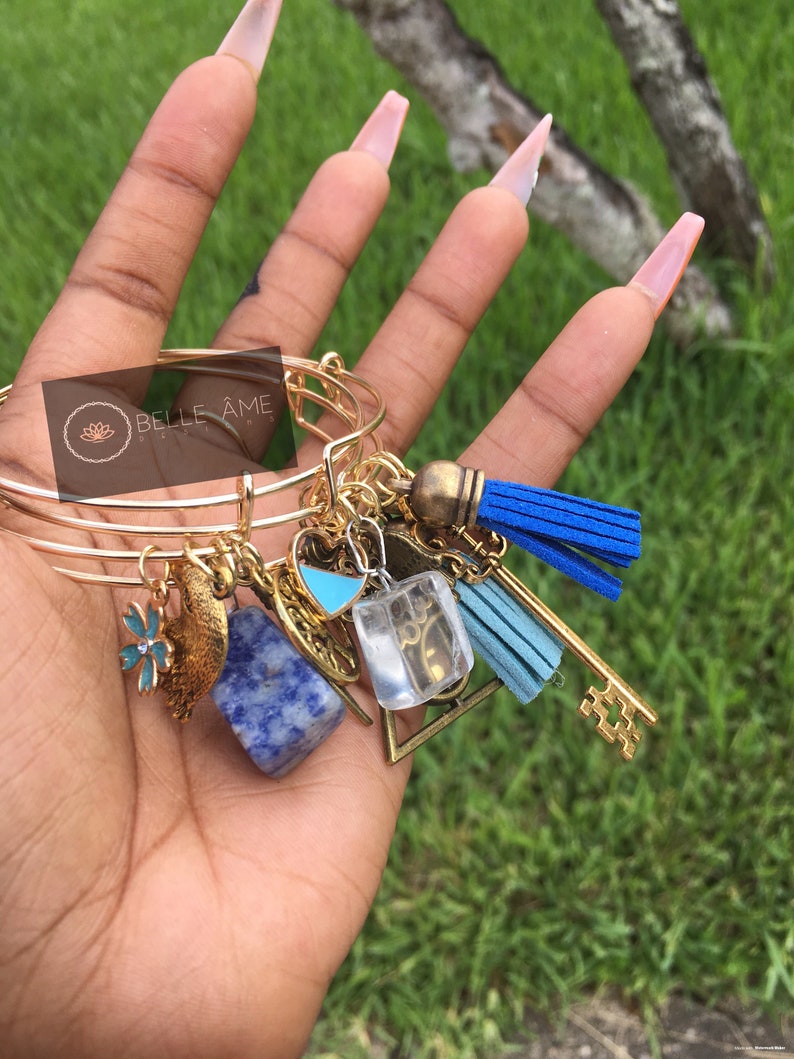 Expandable Charm Bracelet Sets Etsy