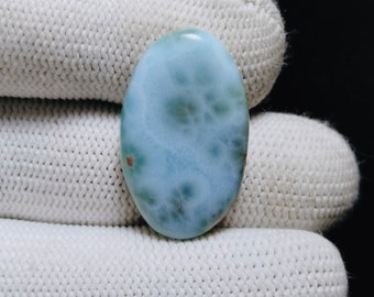 Larimar Cabochon Larimar Gemstone Sciolto Larimar Larimar Crystal Healing Stone Larimar Pietra larimar domenicana, 27x17x4mm, 21.00ct