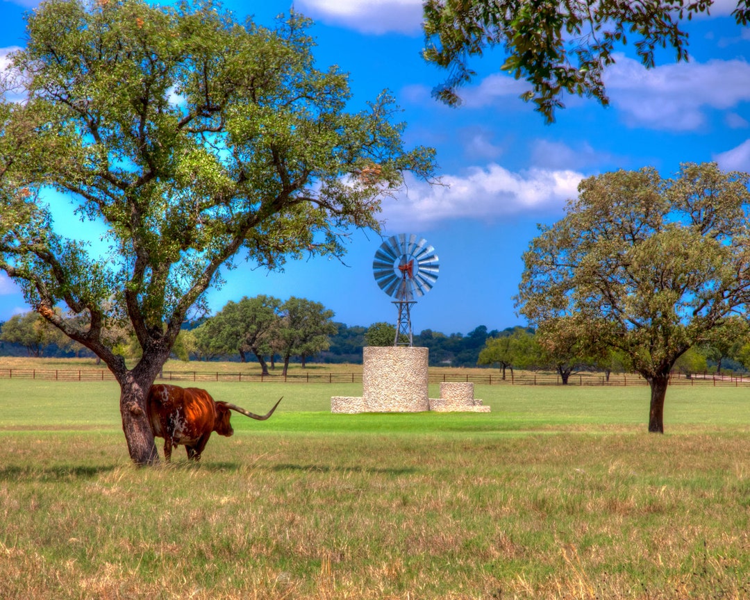 Photograph , Print, Texas Hill Country Ranch Scene 203 Etsy