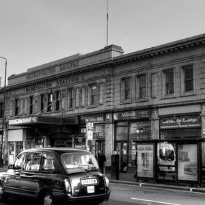 Photograph , print, London Paddington Station Black and White