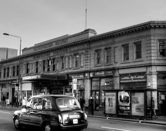 Photograph , print, London Paddington Station Black and White