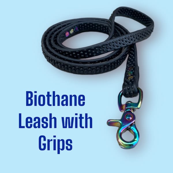 Biothane Lead with Grips/ Bumps | 5/8 inch | Bumpy Biothane