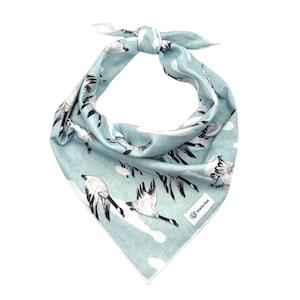 Canadian Geese Dog Bandana:  Flying Geese, Tie-On or Collar Slip-On, Wildlife, Option for Personalization