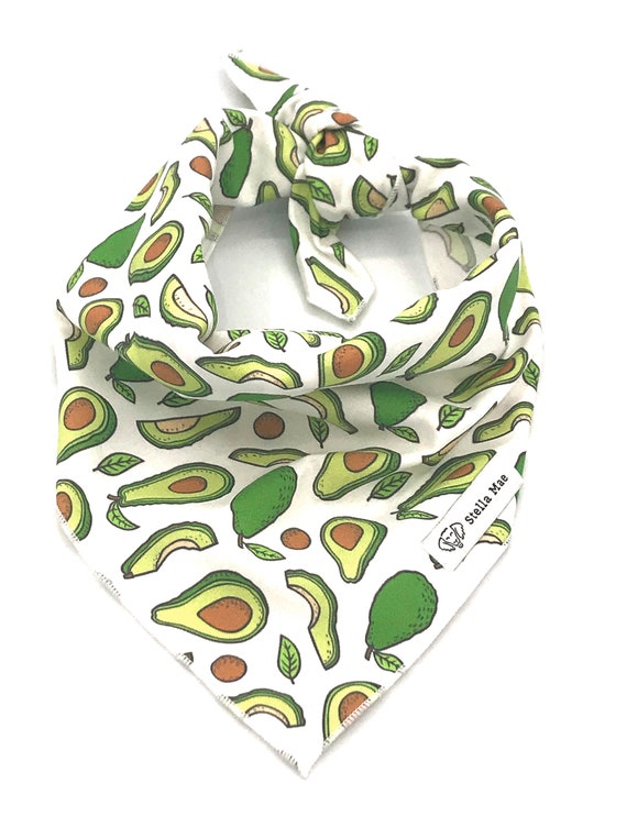Avocado dog bandana Clearance