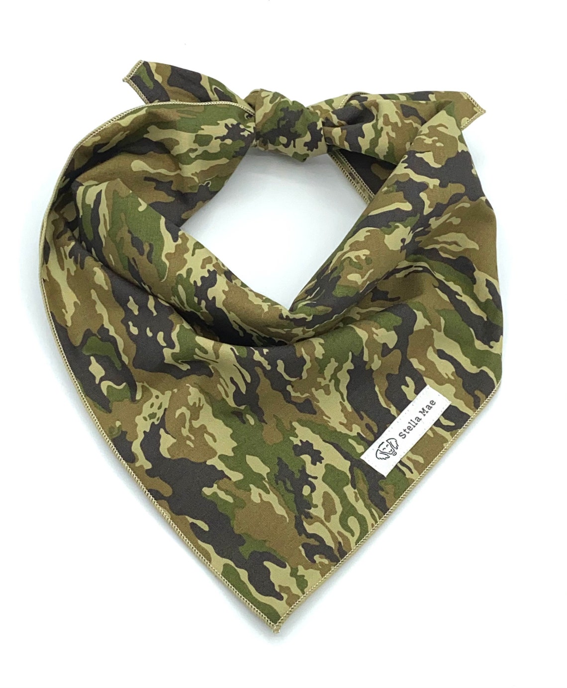 Camo Dog Bandana Etsy