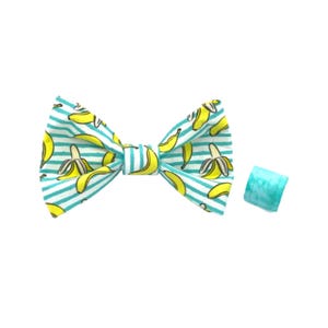 Bananas Boy Dog Bow Ties, Crazy for Bananas Boy Dog Bow Tie, Fruit Dog Bow Tie, Spring and Summer Dog Bow Tie, Dog Gift Ideas, Dog Neckwear