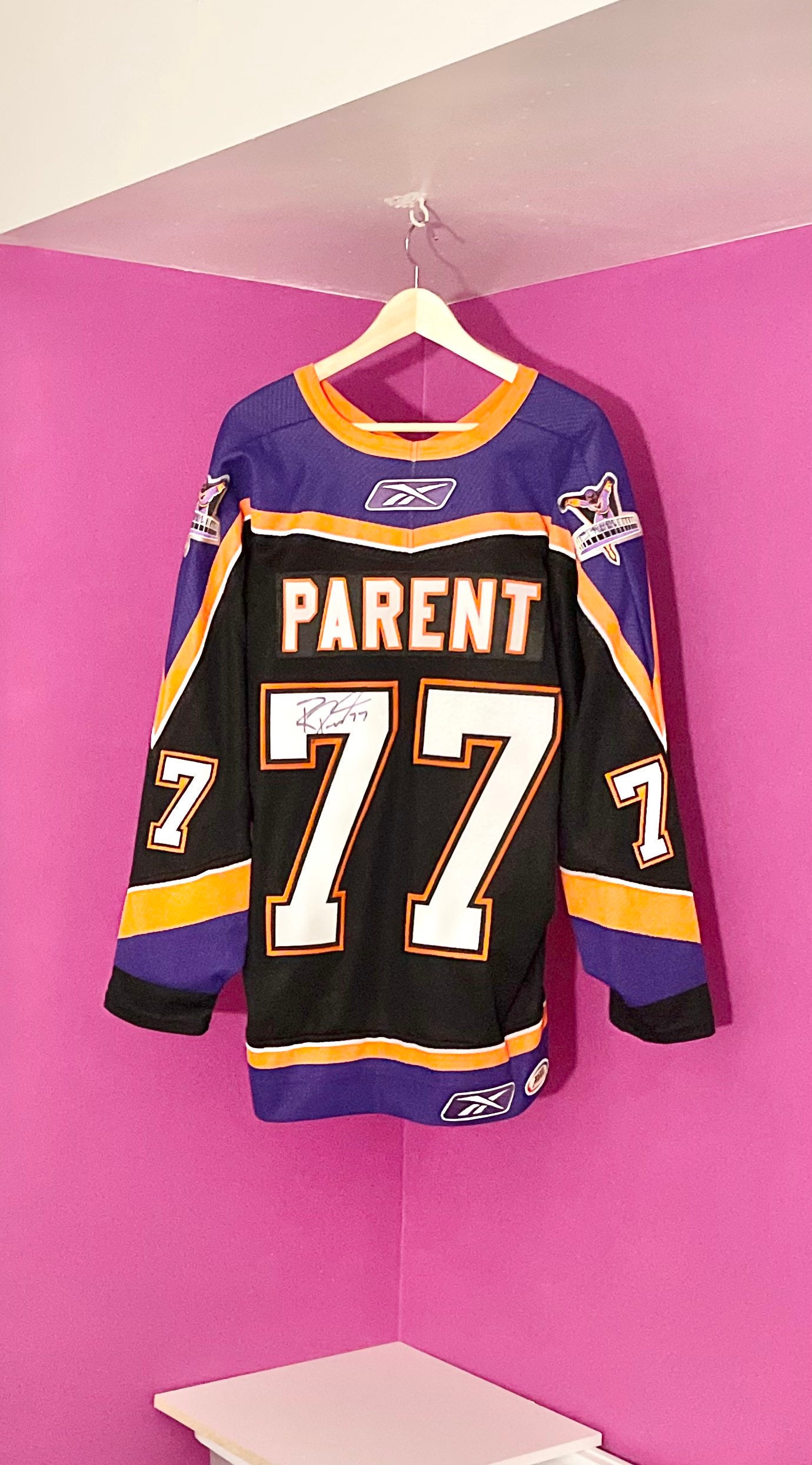 L/G Ryan Parent Philadelphia Phantoms Reebok Jersey 