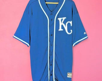 3XL/3TG Kansas City Royals Y2K MLB Baseball Retro Majestic Jersey