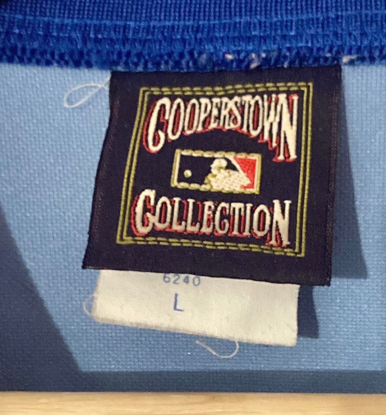 L/G Milwaukee Brewers Vintage Majestic Cooperstown Collection 