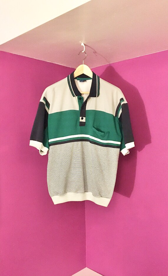Towncraft Large Striped Vintage Shirt
