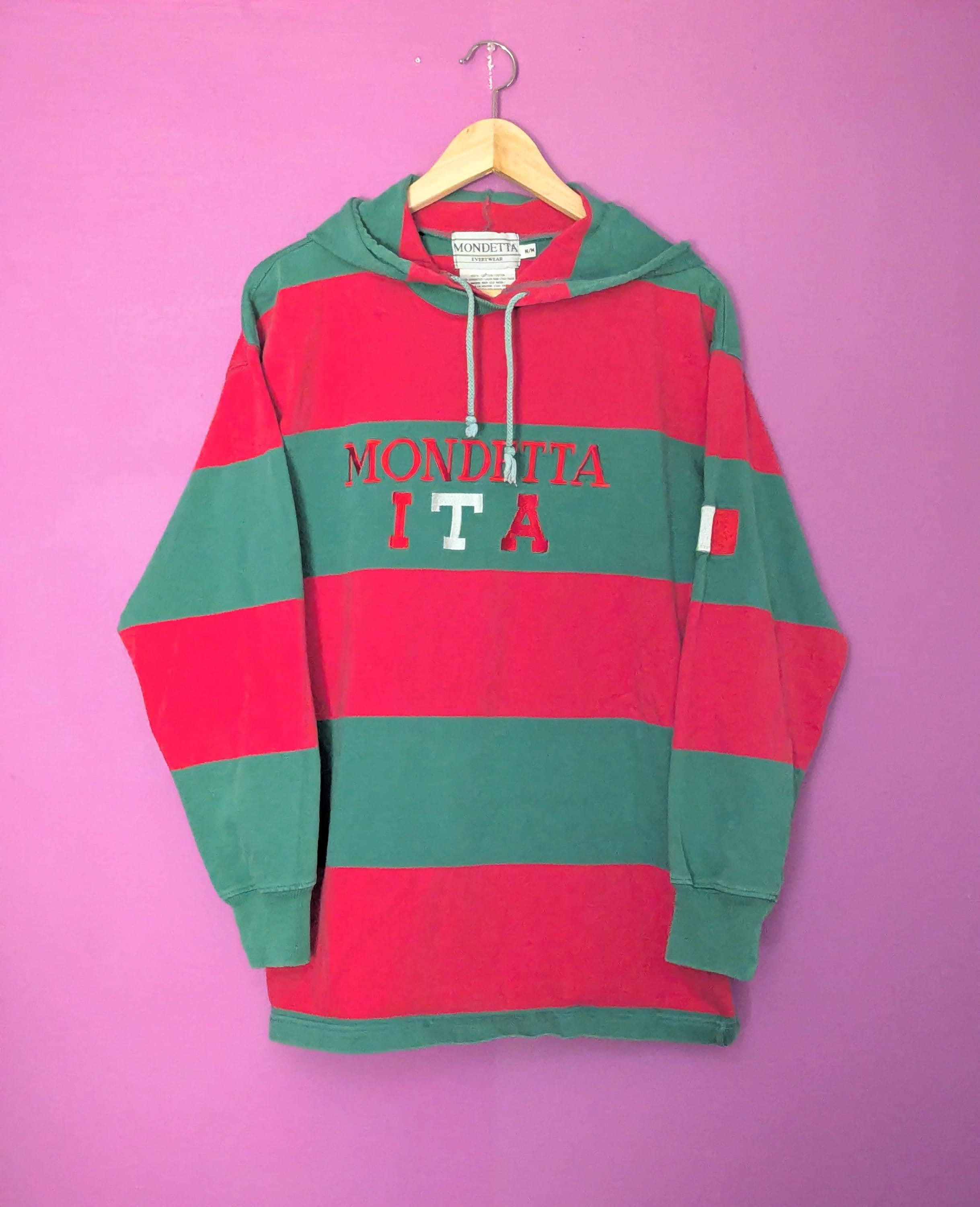 80s 90s EURO embroidery design sweat ITA Vintage Italian Sweat