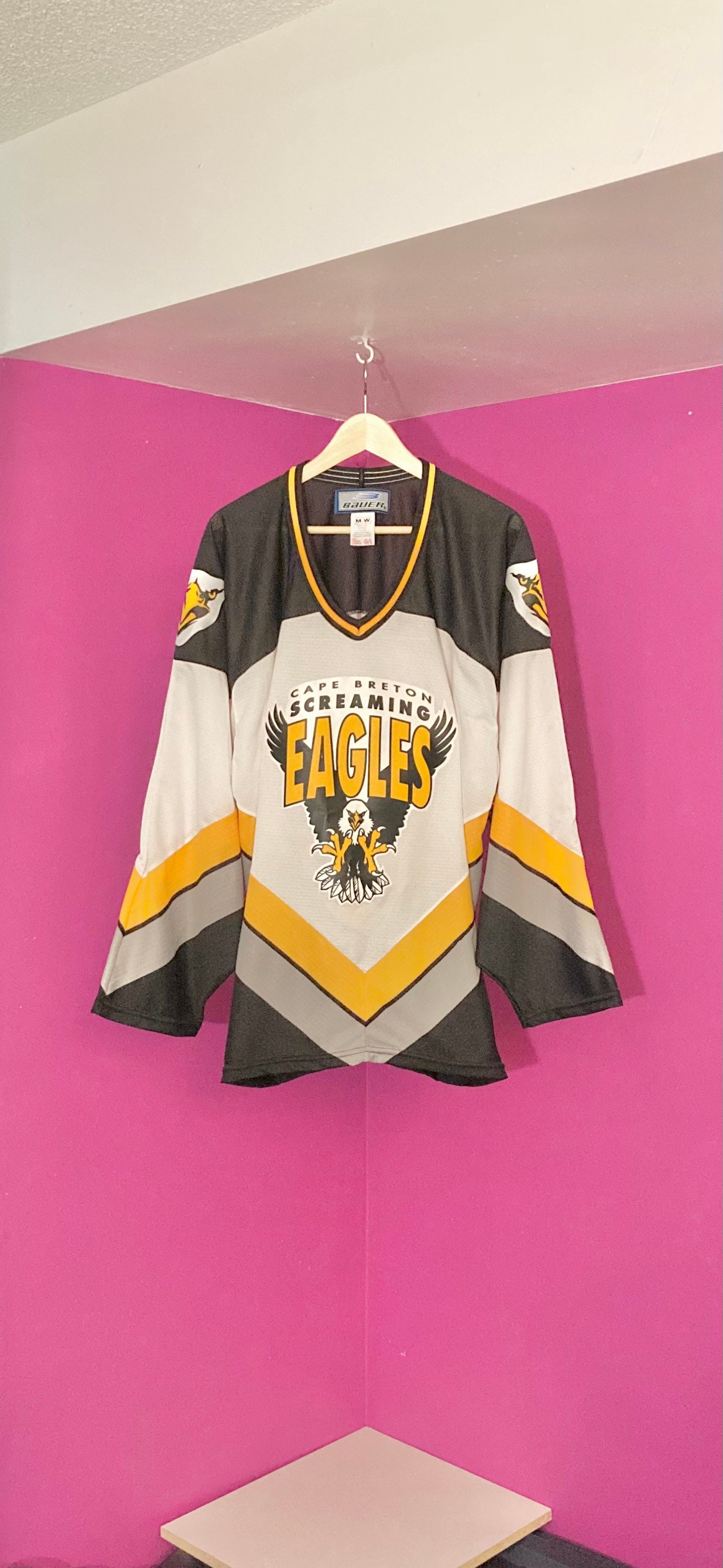 Vintage ECHL Reebok Las Vegas Wranglers Hockey Jersey Size 